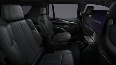Cadillac Escalade interior for John Wayne Airport private transportation